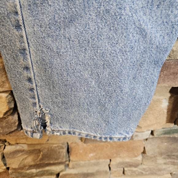 Levi's Vintage Orange Tag Upcycled High Waist 550 Relaxed Fit Jeans size 34 - Picture 5 of 11